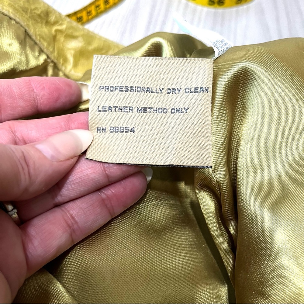Vintage/Rare Davoucci Patch Work Genuine Leather Hip Hop Pants Size 40 - Picture 10 of 12